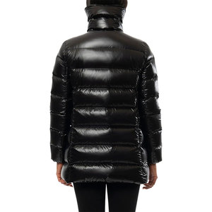 Premium Winter Black Shiny Padded Puffer Jacket Breathable And Windproof Women's Nylon <b>Ladies</b> Padding And Bubble puffer jacket - Product Image 5