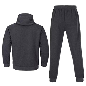 2025 personnalisé Vintage hiver décontracté Jogging ensemble fermeture éclair lavage à l'acide survêtement sweat à capuche et pantalon de survêtement pour unisexe - Product Image 5