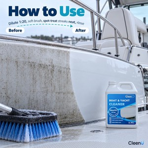 Detergente Concentrato per Barche 1 Gallone, Prodotti per la Pulizia di Scafo e Ponte Marino, per Barche in Vetroresina e Gelcoat, OEM Private Label - Product Image 4