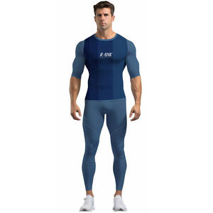 Vêtements de sport à séchage rapide, ensemble de 2 pièces, vêtements de sport pour hommes, ensembles de fitness pour hommes, ensembles de fitness pour hommes sur mesure - Product Image 1