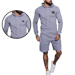 ชุดสั้นมีฮู้ดสำหรับผู้ชายชุดสั้นสวมสบายทำจากปากีสถาน - Product Image 5