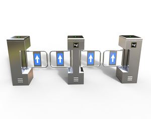 All'ingrosso barriera a oscillazione verticale RFID per controllo di accesso al tornello di sicurezza per cancello girevole - Product Image 5