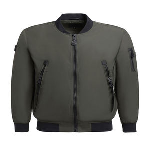 Chaqueta cortavientos personalizable para hombre de alta calidad 2025, Jersey Formal con logotipo en la parte delantera sin cuello con capucha - Product Image 3