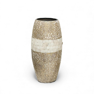 Juego de Jarrones Hechos a Mano con Incrustaciones de Concha de Nácar, Diseño Decorativo a Juego, Centro de Mesa de Vietnam - Product Image 3