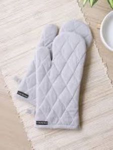 Manopla de algodón resistente al calor con logotipo personalizado estampado cocina hogar para seguridad cómodo Manoplas de algodón para horno - Product Image 6