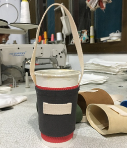 Viet Nam Usine Directe Toile Réutilisable Bulle Lait Thé Café Boissons Tasse Sac Titulaire Portable Écologique Tasse Ensemble - Product Image 4