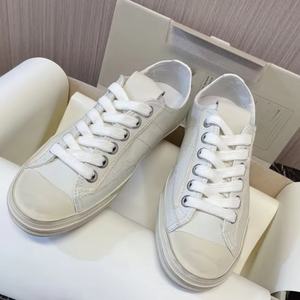 Tendance mode : Baskets de créateur Golden Dirty Walking Style en cuir de canard blanc, respirantes, à lacets, antidérapantes, style skate - Product Image 3