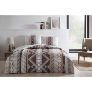 Ensemble de housse de couette simple marron Taç Ranforce Ferlin - Product Image 1