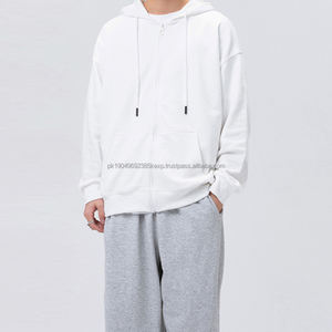 Sudadera con Capucha Personalizada, Holgada, Informal, Unisex, Lisa, con Cierre, de Alta Calidad, Diseño Informal, de Felpa Francesa - Product Image 1