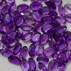Meilleure qualité violet améthyste 6x4mm faisant pour pendentif améthyste pierre taillée 200 cts lot de gros - Product Image 1
