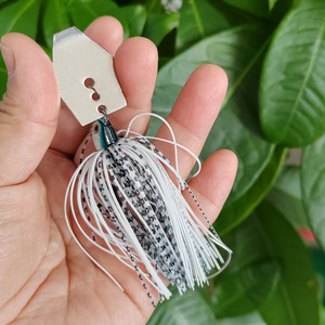 เหยื่อปลอม <span class=keywords><strong>MISTER</strong></span> LURE 12 กรัม 100 มม. แบบ Buzzbait Chatterbait Bladed Jig ใบพัด Indiana กระโปรงซิลิโคน เหยื่อผิวน้ำ สำหรับตกปลาแบส แบบ Spinner หลายแบบ - Product Image 2