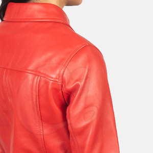 Chaqueta de Invierno Transpirable de Cuero Genuino para Mujer de Alta Calidad, MOQ Bajo, Nueva Llegada - Product Image 6