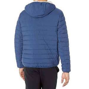 Chaqueta de Invierno Acolchada con Cierre, Chaqueta Abrigada para Exteriores, Chaqueta de Burbuja, Chaqueta de Plumón, Cuello Alto, Resistente al Viento - Product Image 5