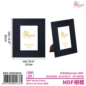 Black PE4048 Photo <b>Frame</b> 20*25CM 24 Home Decoration Wall Decor Square <b>Picture</b> <b>Frame</b> Made of Plastic <b>Glass</b> Acrylic Metal Material - Product Image 1