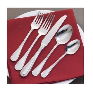 Ensemble de couverts en acier inoxydable de haute qualité Design élégant Couverts en métal pour hôtels Mariages Noël Cadeaux de Noël élégants - Product Image 4