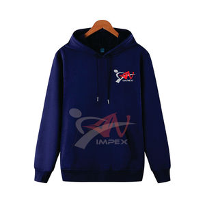 คุณภาพสูงที่กําหนดเองการพิมพ์โลโก้ผู้ชายเสื้อสวมหัว Hoodie วัสดุที่กําหนดเองยืดหยุ่นผู้ชายเสื้อสเวตเตอร์ Hoodie - Product Image 5