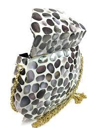 Embrague de fregona hecho a mano con latón Chen madre de perla de lujo bolso de mujer de boda piedra de concha natural hecho a mano artesanía - Product Image 4