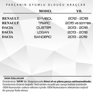 Bouton clé Las pour Renault Symbol, Trafic, Dacia Duster, Logan - Product Image 2