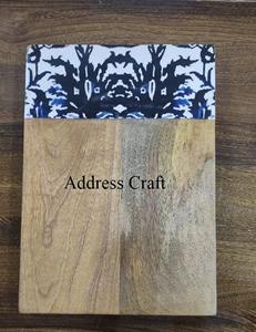 Tablas de cortar de madera, tabla de cortar de grano de extremo de bloque, cocina, caja caliente personalizada de madera, envoltura, logotipo personalizado, pieza de embalaje de tiempo - Product Image 2