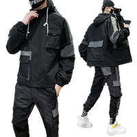 Ensemble de vêtements de sport décontractés pour hommes grande taille, avec logo personnalisé, sweat à capuche zippé et pantalon de jogging, respirant, écologique, réversible, idéal pour l'été