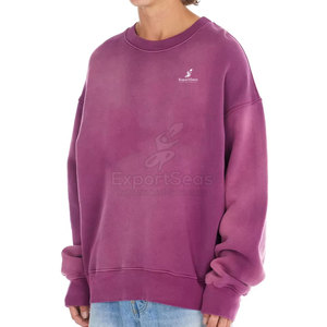 Sudadera con Lavado Ácido de Moda Básica con Material Cómodo y Acabado Vintage Elegante - Product Image 2