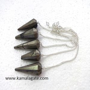 Aventurina azul Piedra preciosa Reiki Péndulo Ágata facetada Instrumento de radiestesia Piedra semipreciosa Artesanía para Chakra en venta - Product Image 4