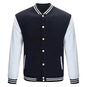 แจ็กเก็ตเบสบอลระบายอากาศได้ดีสำหรับผู้ชายเสื้อแจ็กเก็ตสไตล์สตรีทผ้าปะติดโลโก้ตามสั่ง - Product Image 1