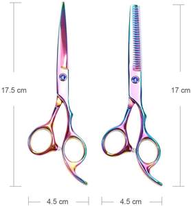 กรรไกรตัดผมทรงแบนดีไซน์แฟชั่นใหม่ขนาด6.0นิ้ว - Product Image 5