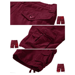 Pantalones Cortos Cargo para Hombre, Shorts Transpirables de Secado Rápido, Color Sólido, Moda Informal, Verano, Uso Diario - Product Image 6