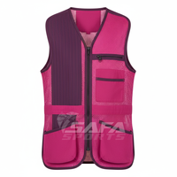 Gilet de tir cible Pigeon en argile de haute qualité avec coussin de recul en daim et grandes poches de cartouche gilet de tir en argile pour femmes