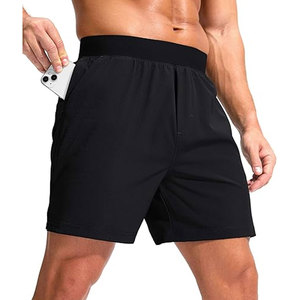 Shorts Deportivos para Hombre al por Mayor, Ecológicos, de Secado Rápido, Transpirables, de Cintura Alta, de Algodón/Poliéster, para Gimnasio y Fitness, Servicio OEM - Product Image 5