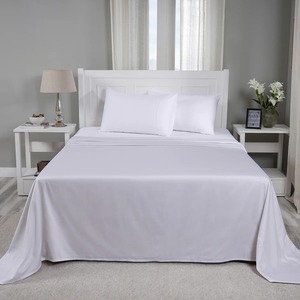 Sang Trọng Trắng Bông Bedsheet Cho Vua Kích Thước Giường Hiện Đại Phong Cách Cao Trên Nhu Cầu Thoáng Khí Mềm Mại Hàng Ngày Thoải Mái Giá Tốt Nhất - Product Image 4