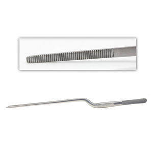 Pince à baïonnette Gruenwald de la meilleure qualité pince à épiler à baïonnette en acier inoxydable incurvée pour chirurgie - Product Image 2