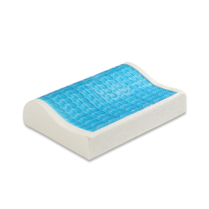 Almohada de espuma viscoelástica con diseño ortopédico, almohada de soporte para el cuello, almohadas cómodas para dormir, bolsa espacial, embalaje, Gel para sudar, almohadas de cama Visco - Product Image 1