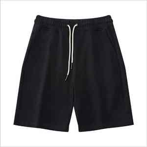 2025 nouvelle mode hommes Fitness sport Shorts en gros imprimé coton polaire Sweat Shorts motif solide - Product Image 4