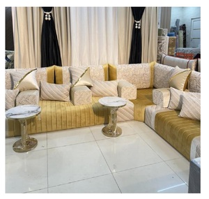 Sofá estilo Majlis árabe, diseño clásico, elegante conjunto para sala de estar, asientos de esquina de lujo, diseño que ahorra espacio - Product Image 1