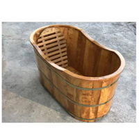 Baignoire autoportante en bois de haute qualité du vietnam 99GD, prix de gros