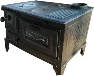 Estufa Independiente de Hierro Fundido de Alta Resistencia Dorello MF44, Calefacción Interior a Leña Duradera para Uso en Casa, Cabaña y Jardín - Product Image 2