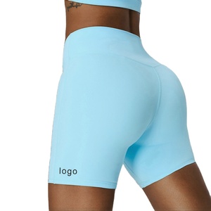 กางเกงโยคะเอวสูงสำหรับผู้หญิง ขายส่ง เอวยางยืด แห้งเร็ว ระบายอากาศได้ดี ผ้าสแปนเด็กซ์/ไนลอนยืดได้สี่ทิศทาง เหมาะสำหรับออกกำลังกายและเล่นกีฬา - Product Image 1