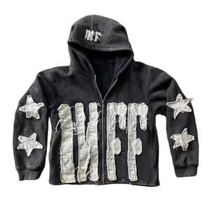 Sweats à capuche en coton pour hommes, surdimensionnés et lourds, surdimensionnés, avec logo, 100% coton, sweat-shirt à capuche - Product Image 1