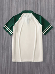 Cuello de solapa sólido transpirable a precios económicos de alta calidad al por mayor para camisas logotipo personalizado secado rápido ligero respetuoso con el medio ambiente - Product Image 2