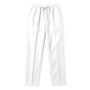 Men's Korean Style <b>Drawstring</b> Semi-Formal Pants Loose Fit Breathable Smart Casual Office Wear <b>Trousers</b> - Product Image 3