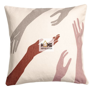 Venta al por mayor, diseño moderno, diseño de línea de corte en blanco y negro para cojín, cojín de tela elegante, cojines de diseñador hechos a mano de lujo - Product Image 2