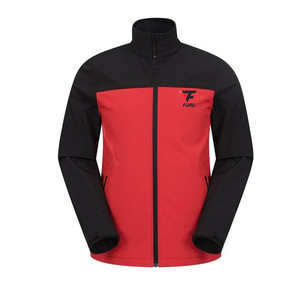 Nouveau design de veste softshell imperméable pour l'extérieur col à capuche respirant vêtements de sport de fitness d'hiver teints à fermeture éclair légers et fins - Product Image 3