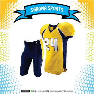 Uniforme de Football américain pour hommes, tenue de sport avec Logo personnalisé imprimé - Product Image 4