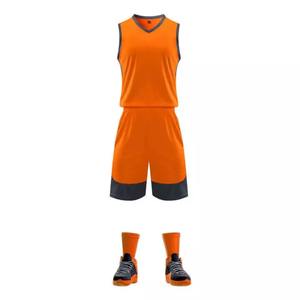Ensemble d'uniformes de basketball pour hommes, best-seller, haute qualité, impression par transfert thermique, respirant, séchage rapide, grandes tailles, à prix bas - Product Image 1