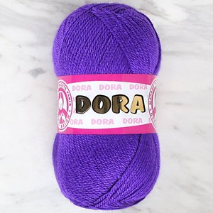Ören 100% Polyester Dora Booties Fil violet pour crochet et tricot Motif teint haute résistance - Product Image 1