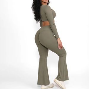 กางเกงยกกระชับก้นสำหรับผู้หญิงกางเกงโยคะฟิตเนสยิมสำหรับกลางแจ้ง - Product Image 4