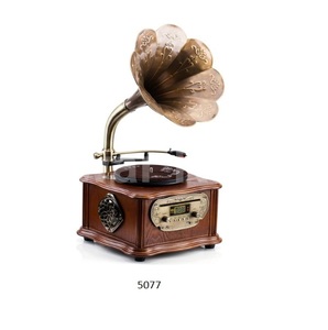 Pièce maîtresse de haut-parleur Bluetooth Gramophone Vintage antique pour la décoration intérieure du lecteur de musique et le but de cadeau - Product Image 1