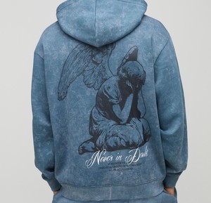 เสื้อฮู้ดผ้าซักแบบมีซิปรูดผ้าฝ้าย80% 20% โพลีเอสเตอร์2025 - Product Image 2